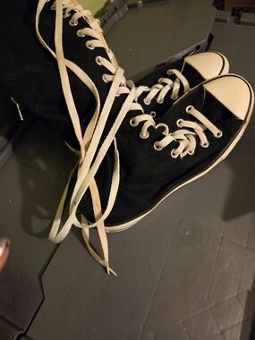 Classic High-Top Canvas Sneakers Knee High  Converse Size 9 Women Size 7 Men